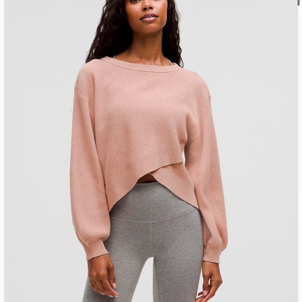 Lululemon reversible crossover sweater